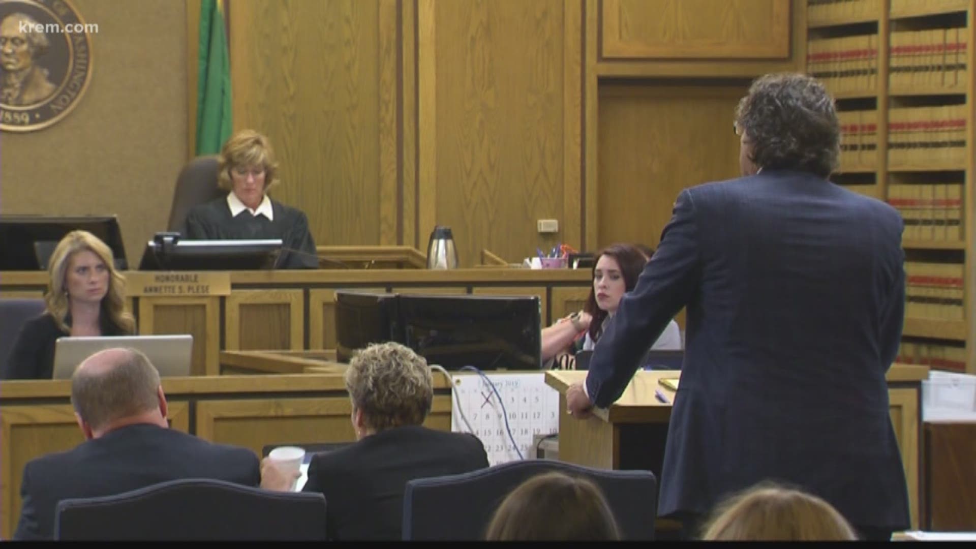 A judge sentenced a Spokane man to 28 years in prison for murdering a baby boy in 2017. KREM 2's Amanda Roley was in the courtroom.