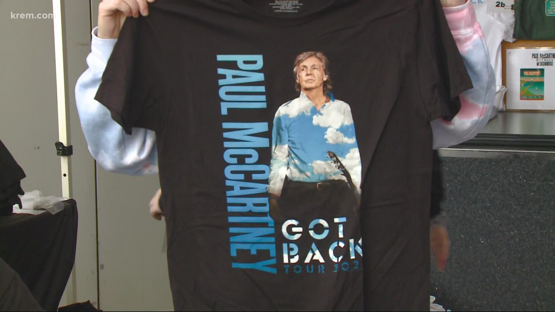 paul mccartney tour merch