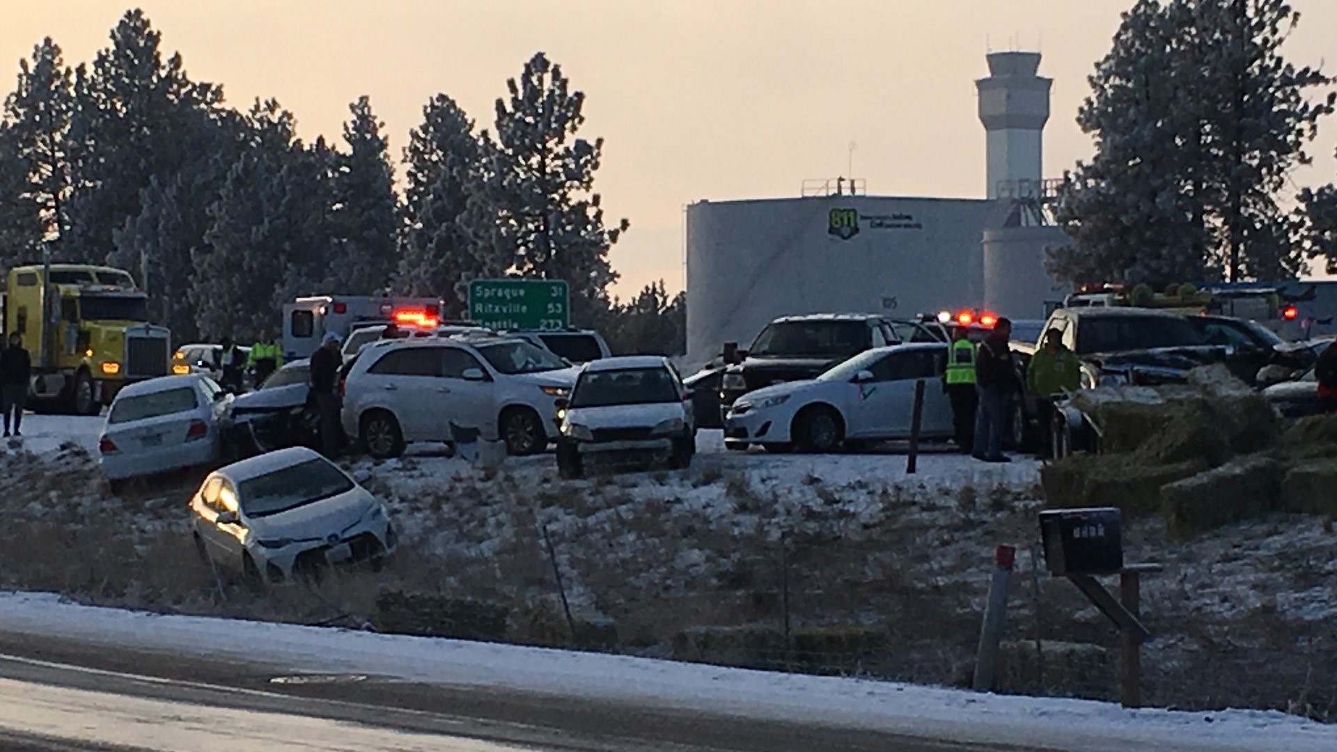 Pileup On I-90 In Spokane Included 35 Crashes On 10-mile Stretch | Krem.com