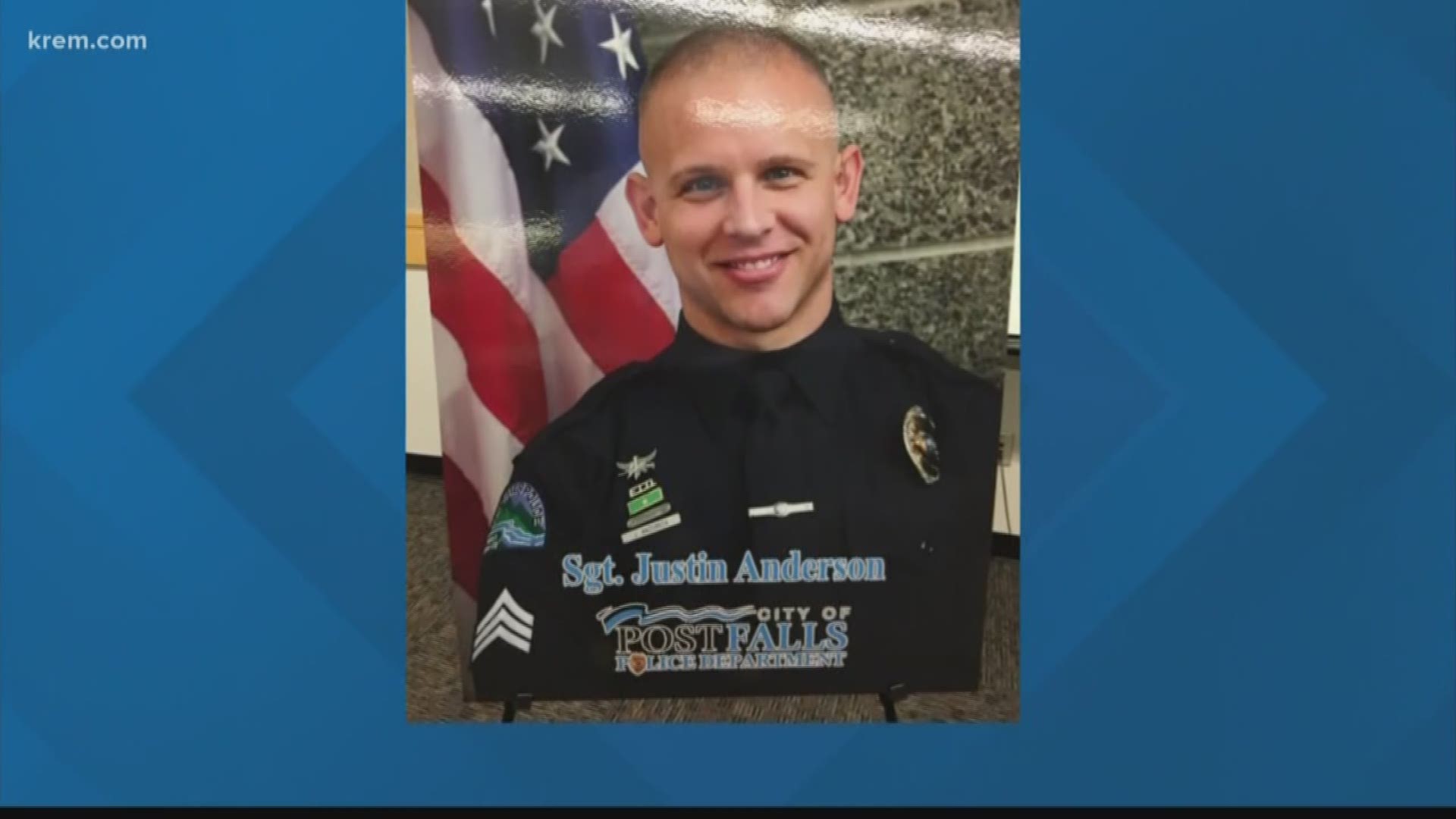 Sgt. Justin Anderson is a 12-year law enforcement veteran who joined the Post Falls Police Department in 2013. He is expected to make a full recovery.