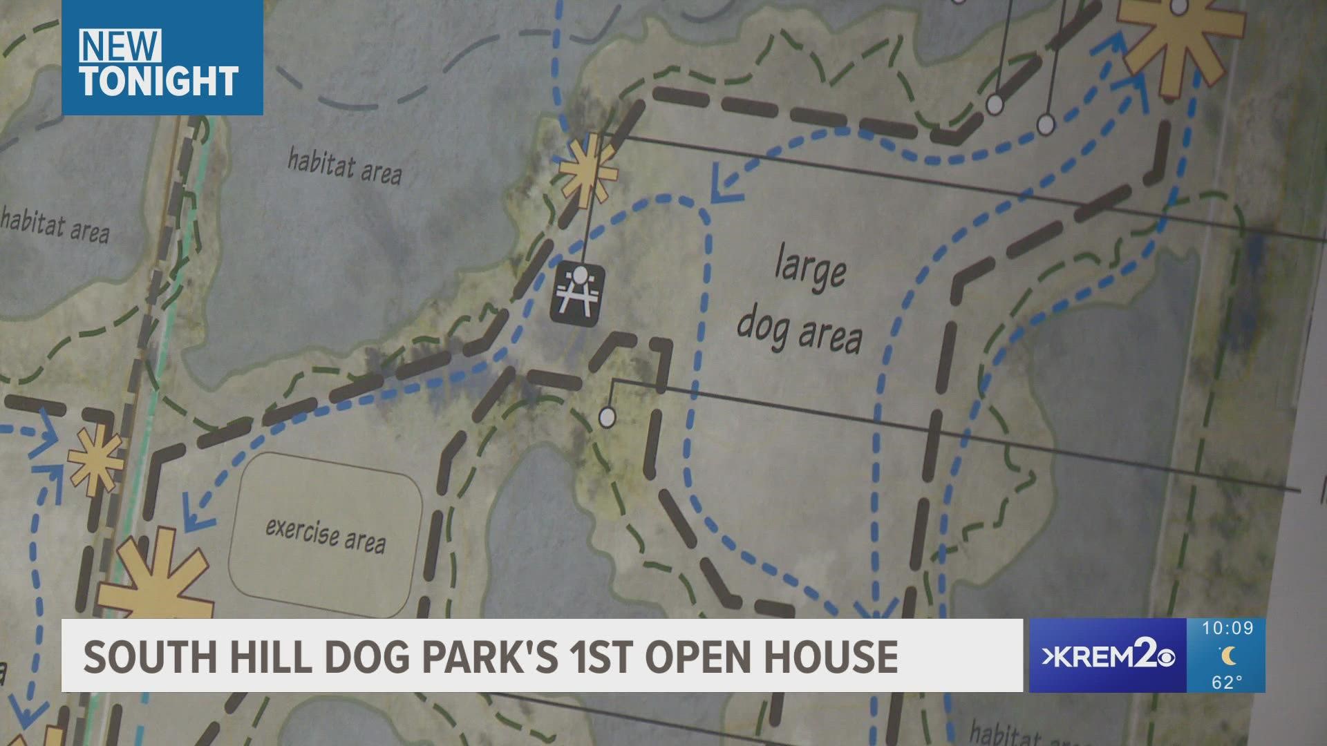 On Monday night, the City held the first of four meetings to discuss where the official South Hill dog park will be built.