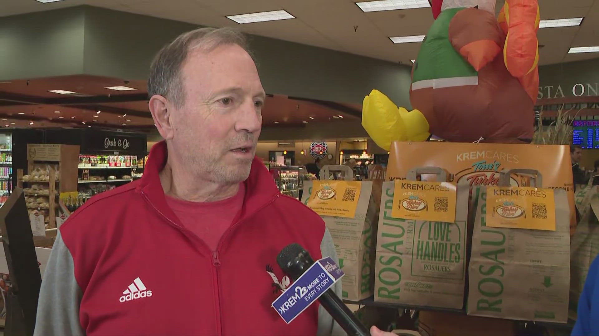 Dan Monson talked about what Tom's Turkey Drive means to the community and he shares what the game plan is to beat WSU in Battle of the Bags. 