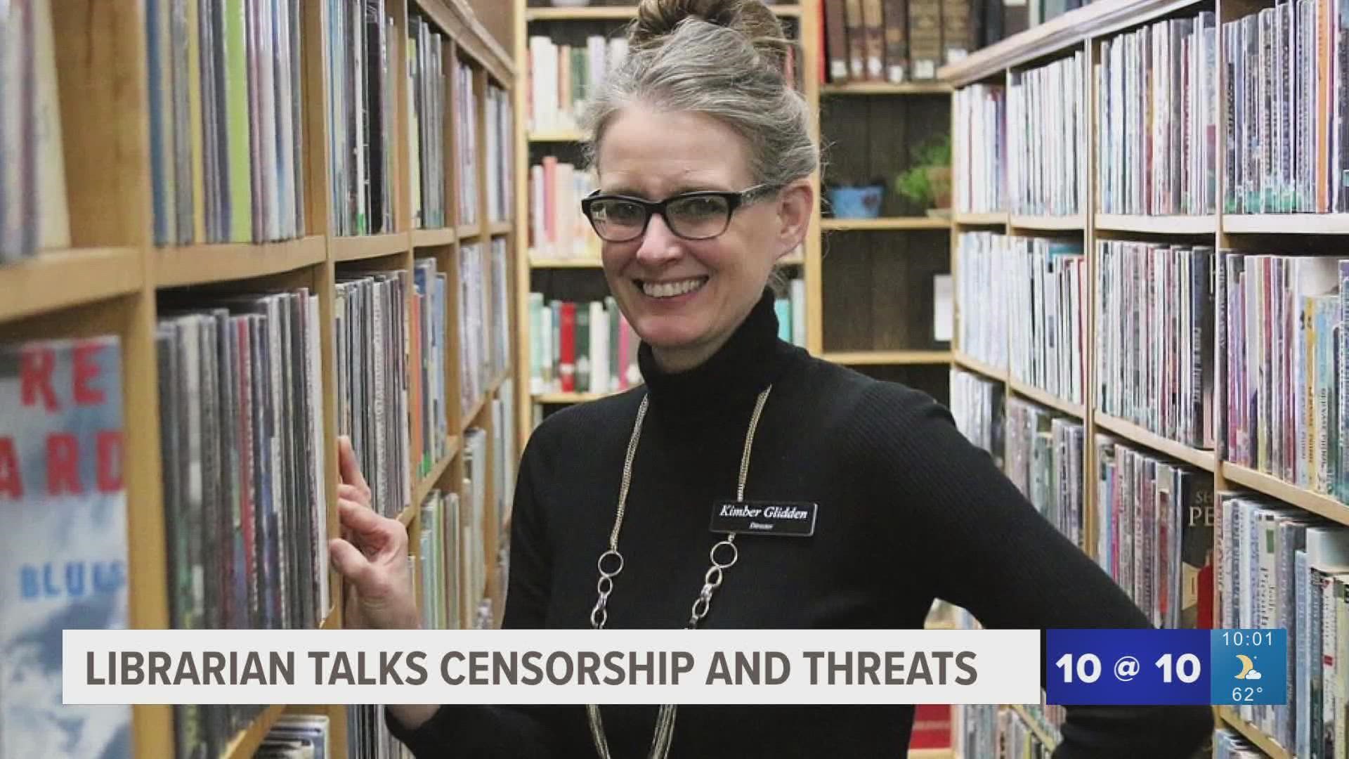 Kimber Glidden, the former director of the Boundary County Library, says communities, especially smaller ones, need to support their libraries and fight censorship.