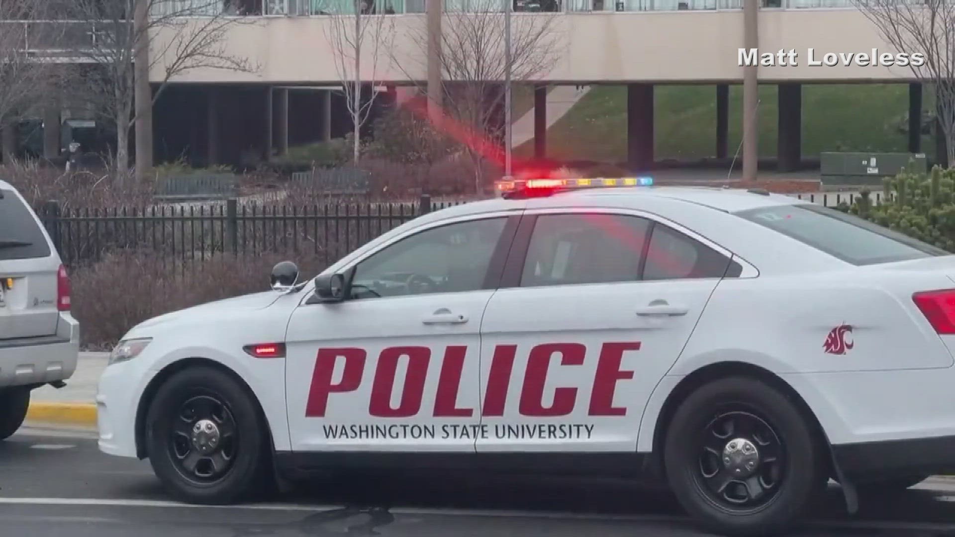 The man, identified as WSU student John Bazan, was arrested for obstructing an officer.