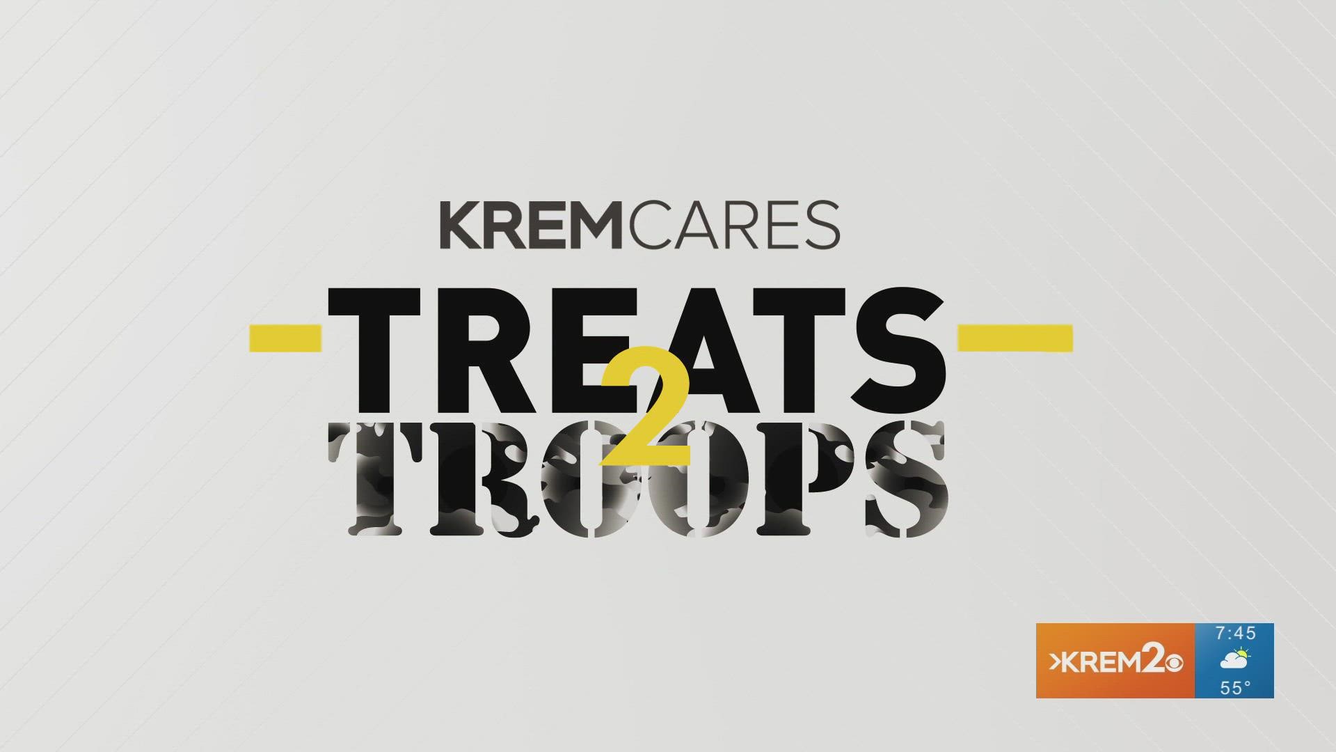 Donations are now being accepted for the Treats 2 Troops campaign.