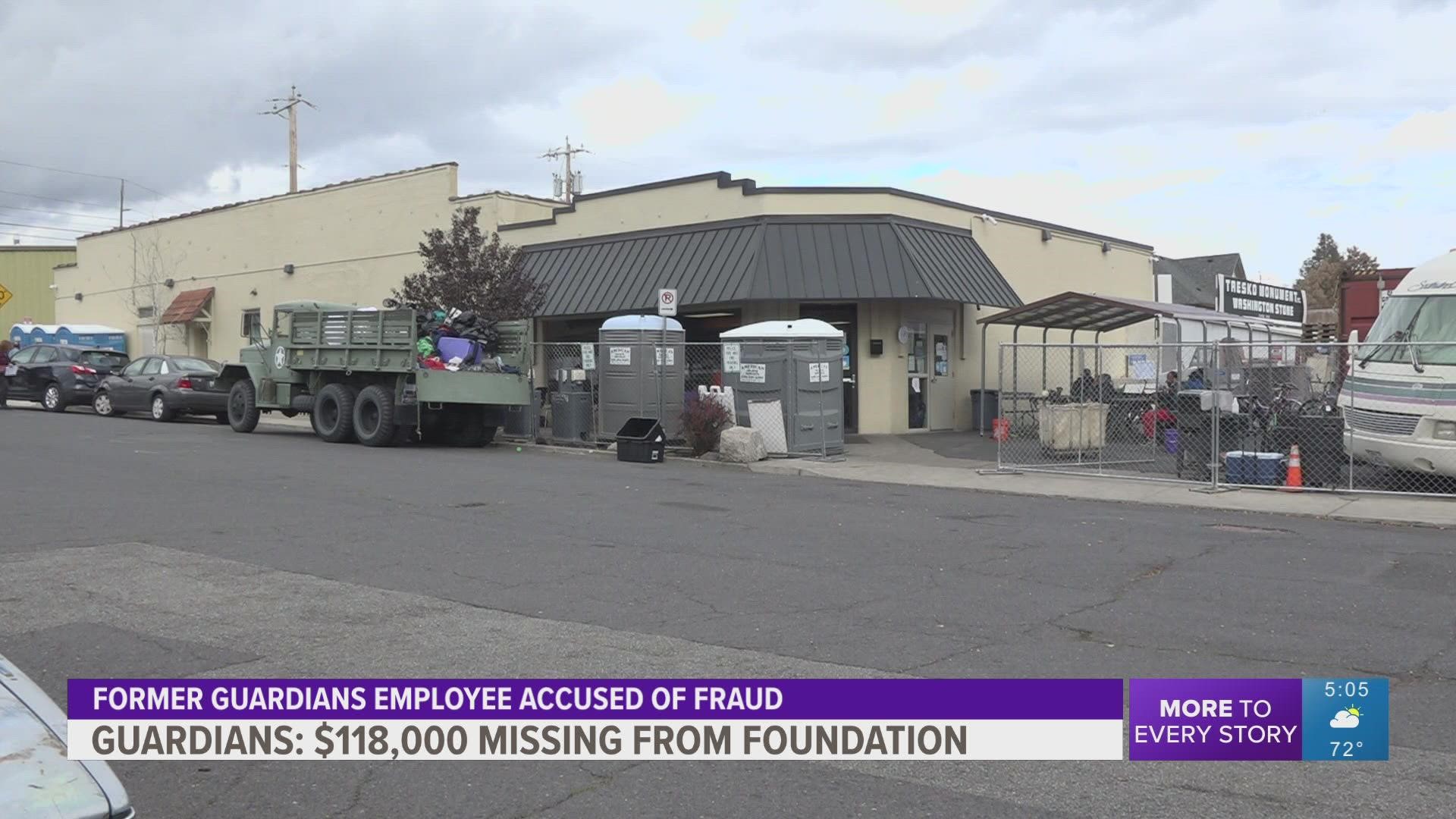 The CEO of the Guardians Foundation Mike Shaw reported missing funds after studying accounts.