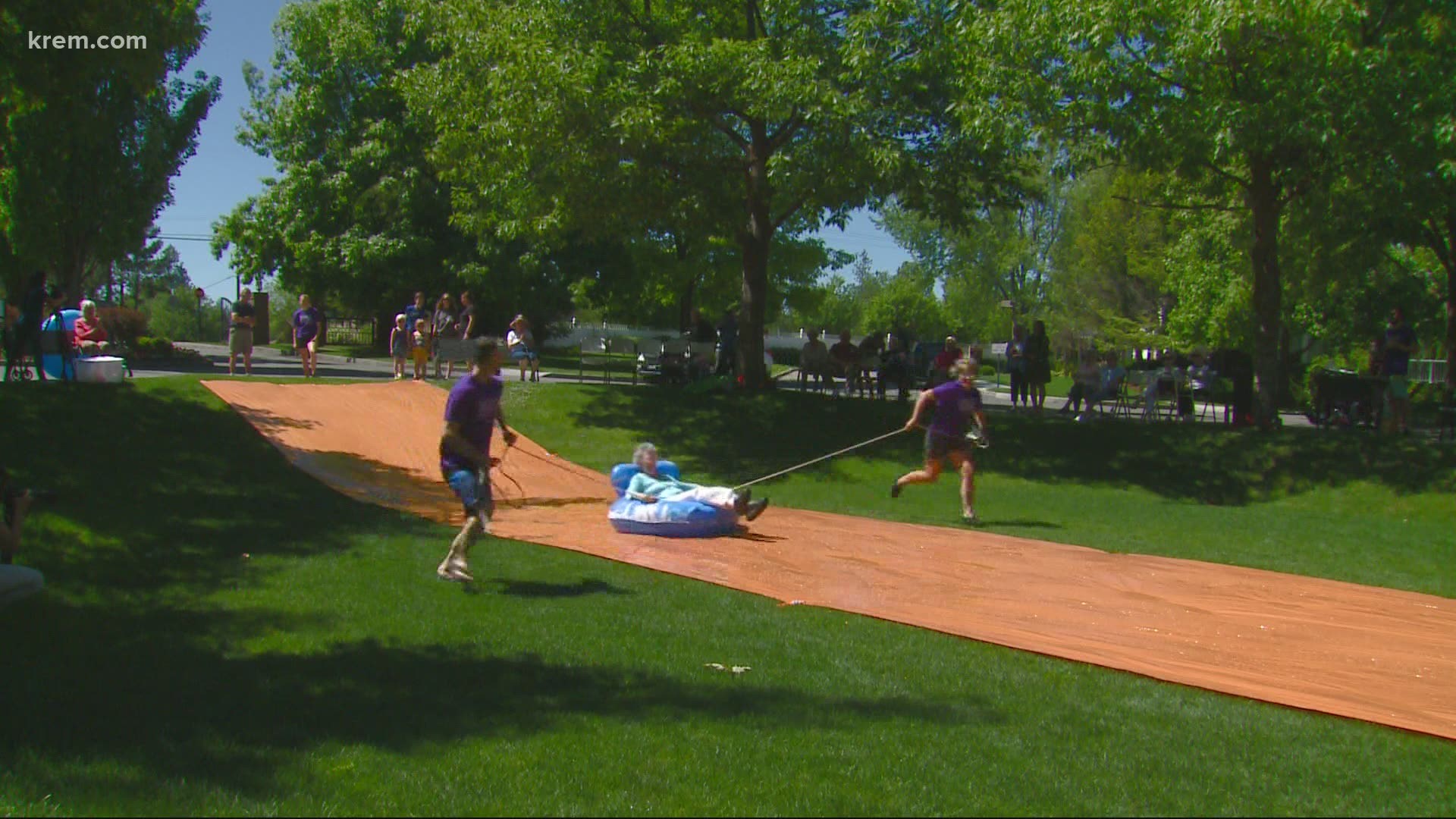 The fun in the sun was also an opportunity to raise awareness for Alzheimer's.