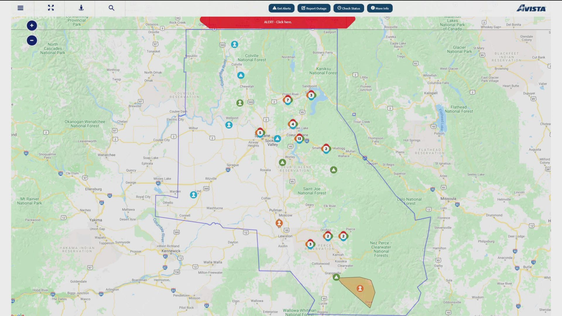 Power is slowly turning back on for thousands in the Inland Northwest after a windstorm.