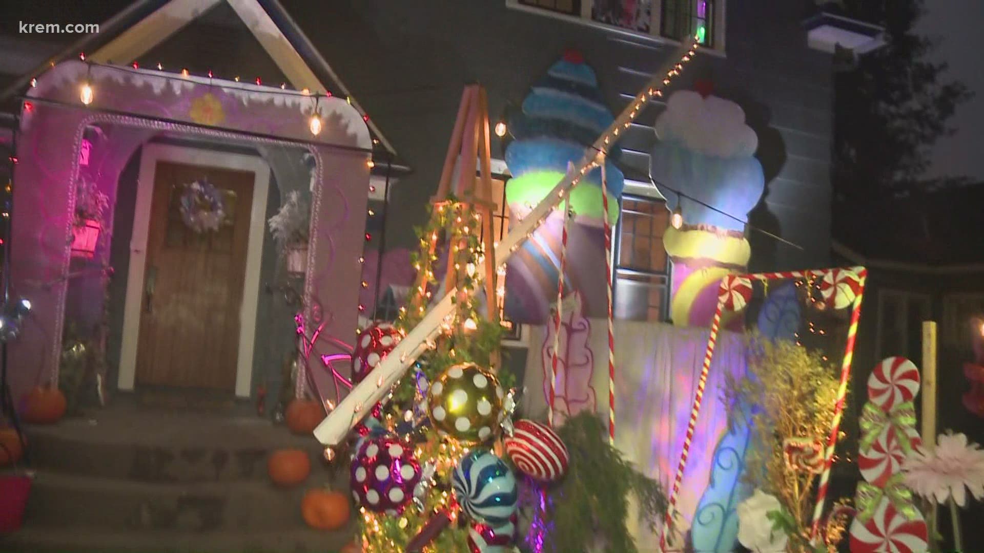 A home on the South Hill has become a trick-or-treating "must-see" over the past few years. This year the theme is Candy Land, complete with a giant candy shoot!