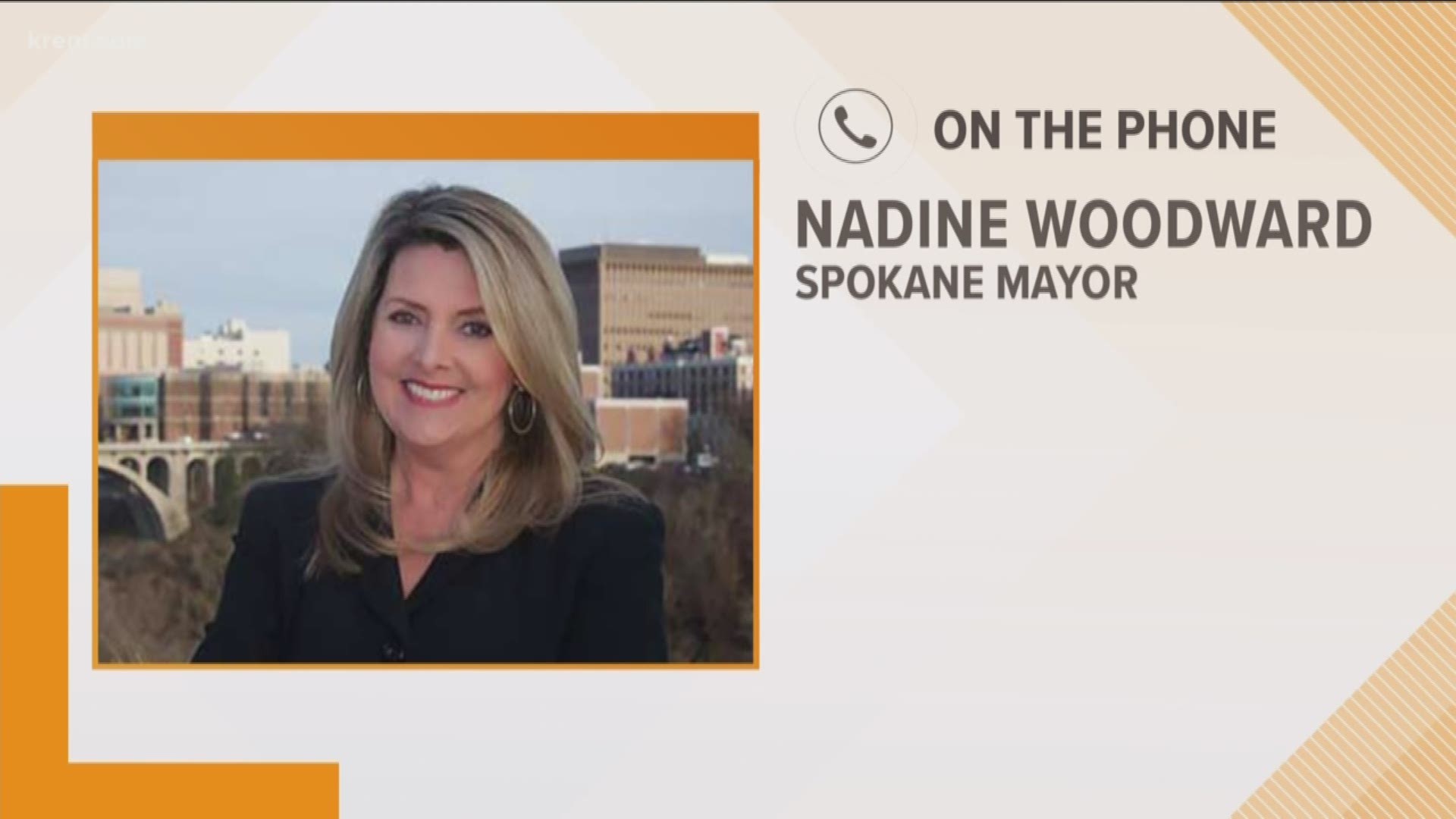 Spokane Mayor Nadine Woodward says she'd give Spokane a B+ on following health protocols while out patronizing businesses.