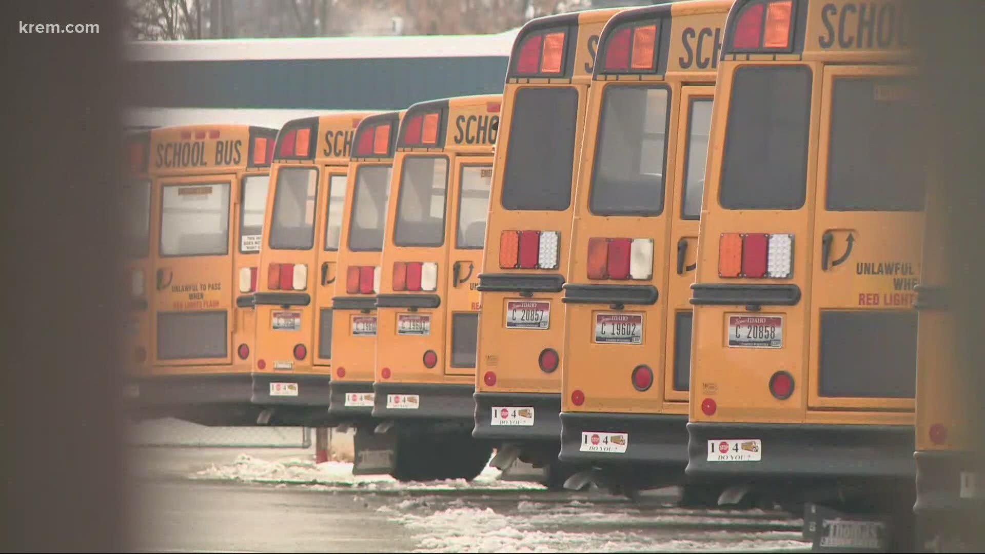 Earlier this week, about 10 percent of the district's drivers were out due to COVID-19, according to Jeff Voeller, the district's operations director.