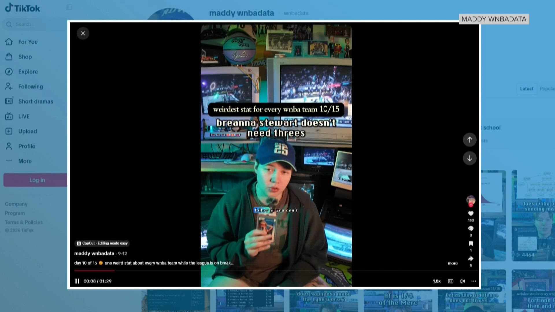 Ba Math Courses UW grad teaches WNBA analytics course following fame with Tik Tok ...