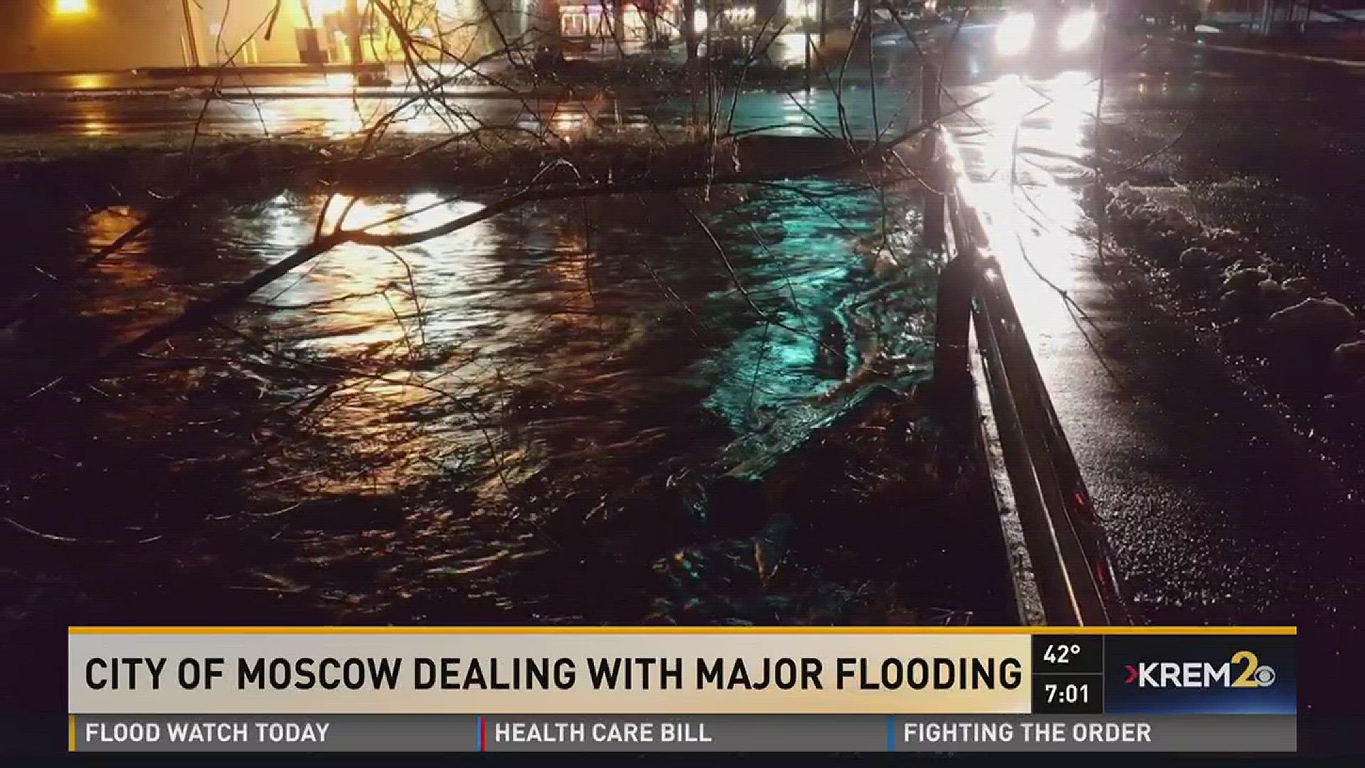 City of Moscow dealing with major flooding