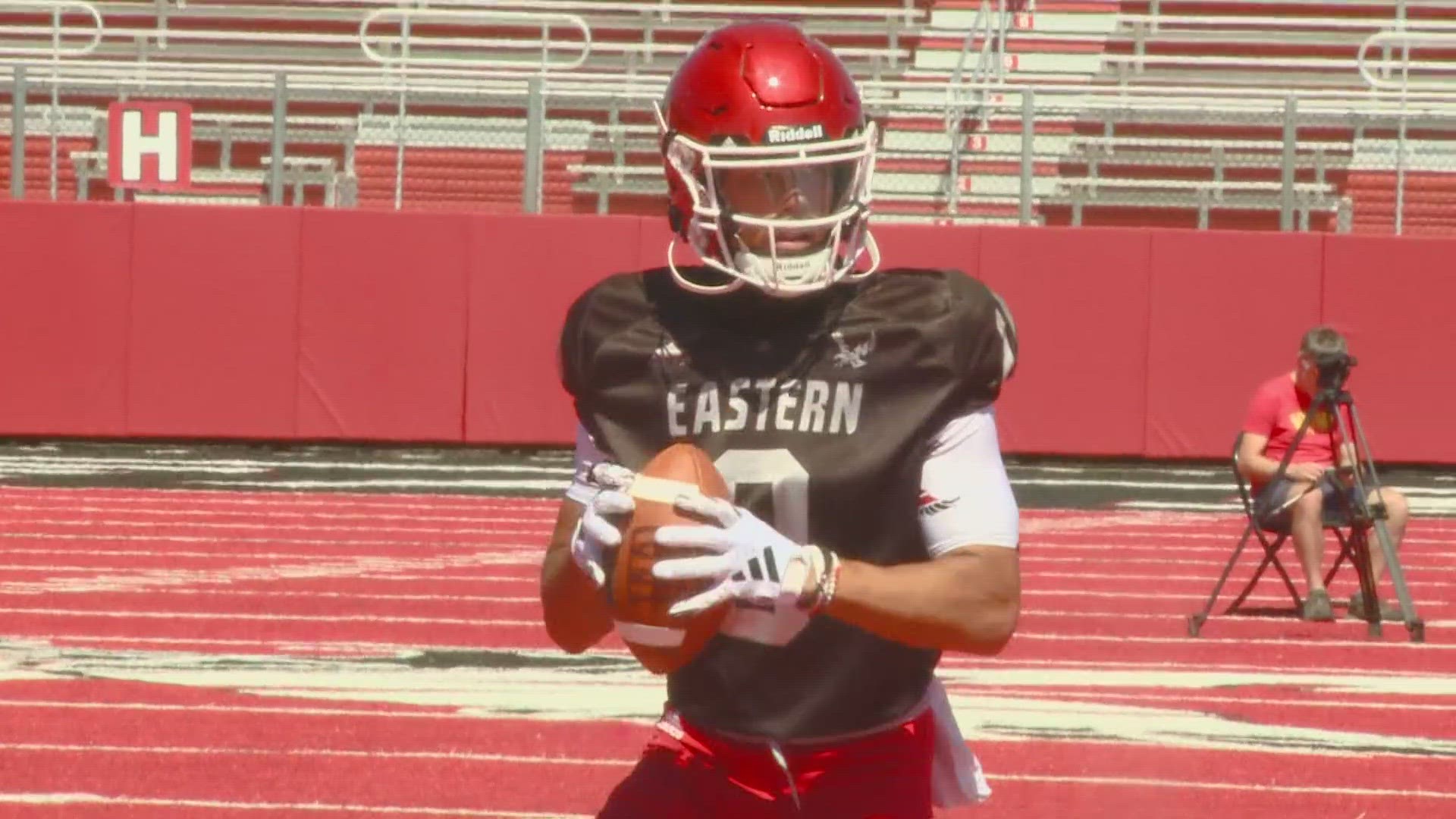 Visperas is heading into this season with new expectations now that he's starting quarterback for EWU.