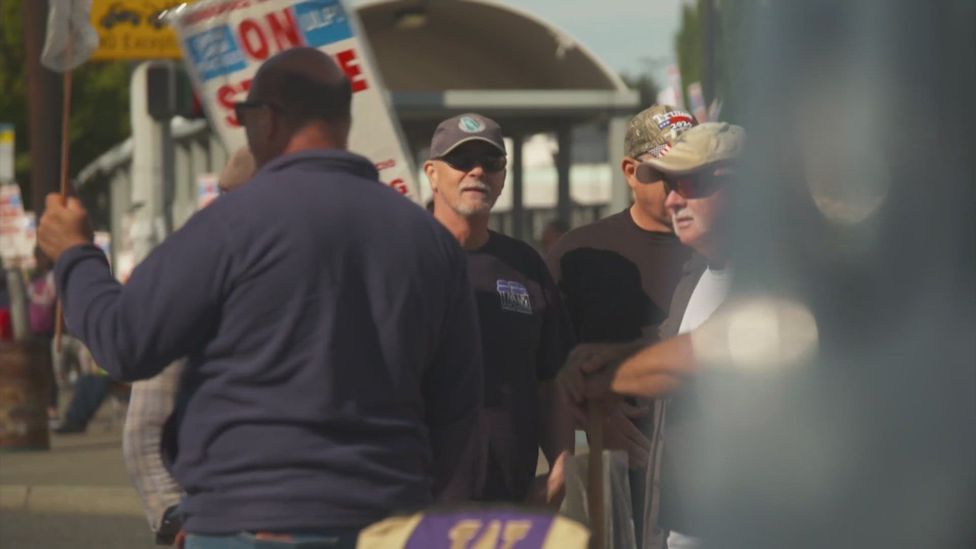 Boeing will trying to hammer out a deal with its machinist union after going on strike.