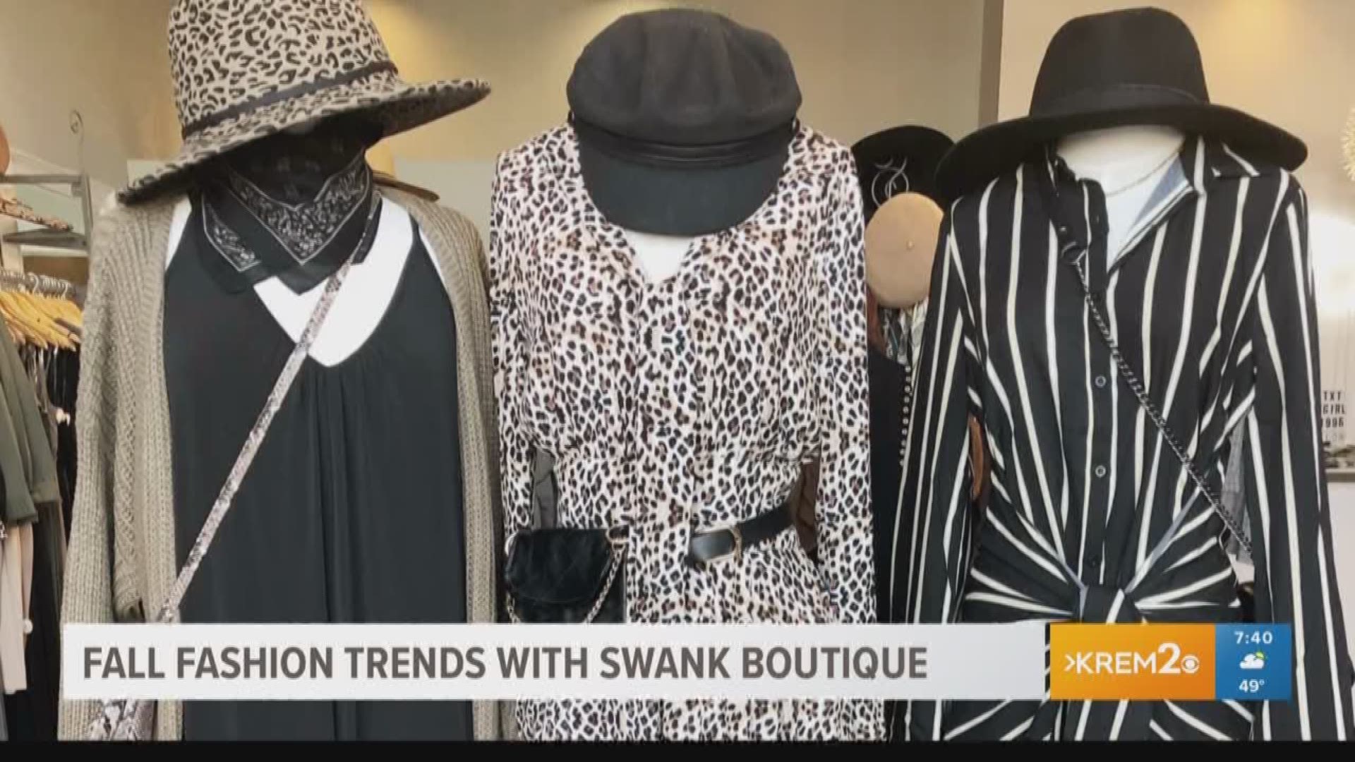 Swank Boutique stops by the KREM 2 studio to show us the fall fashion trends and how to transition your summer wardrobe.