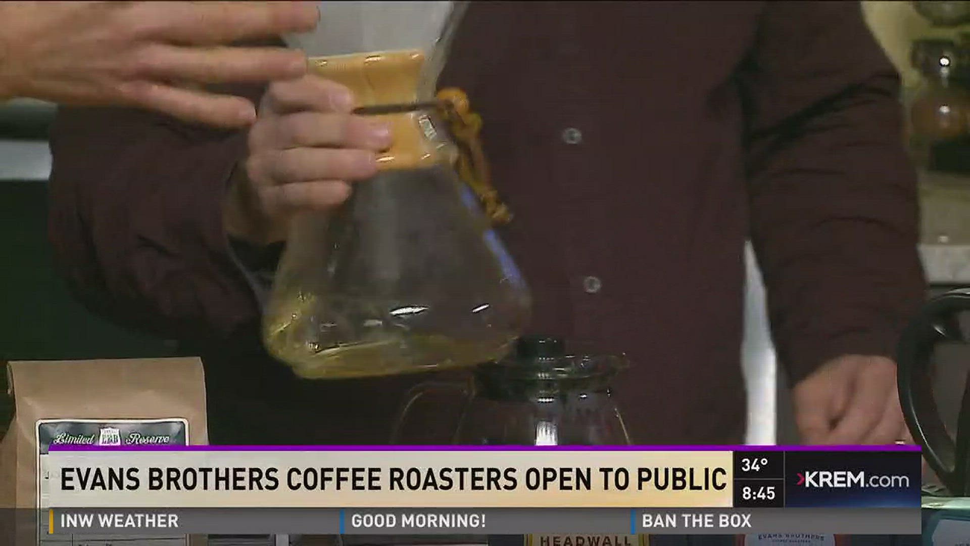 Evans Brothers Coffee Roasters opens to the public  (11-28-17)
