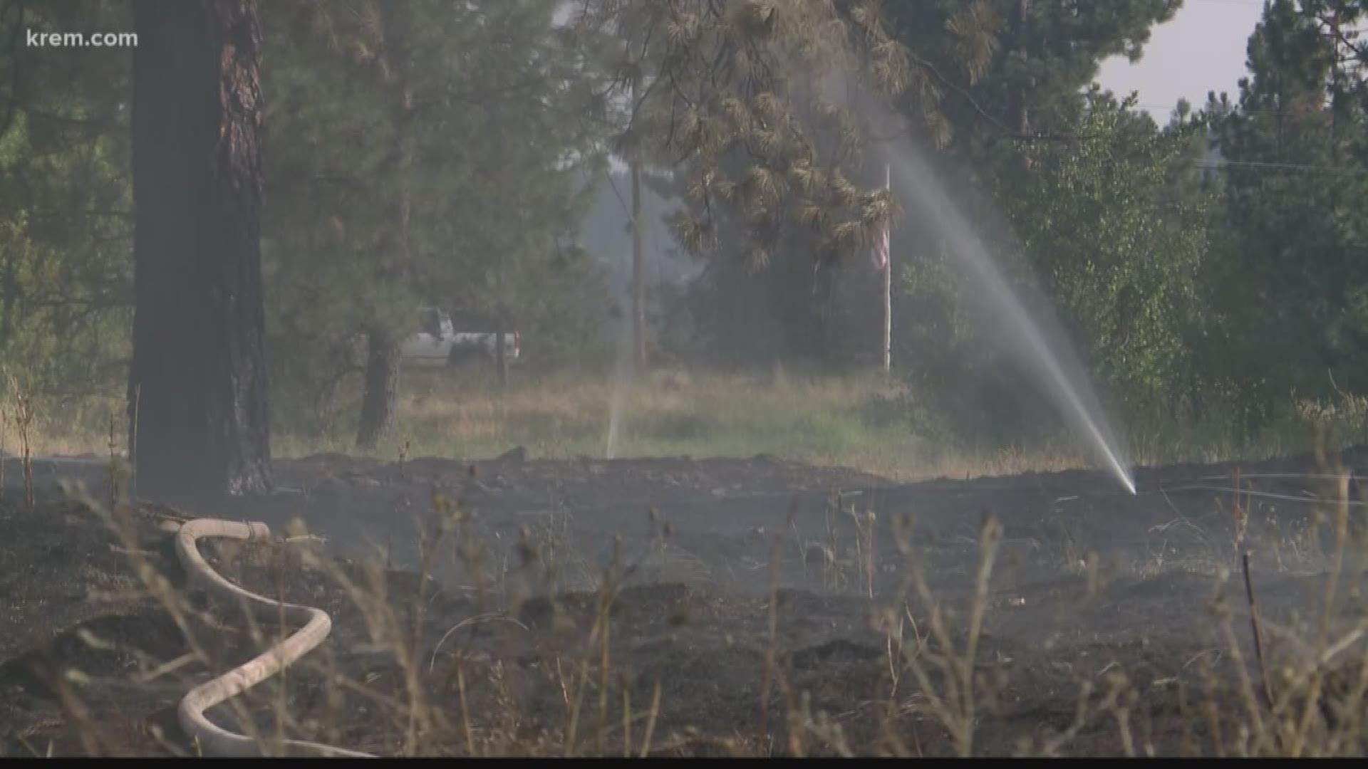 Brush fire in North Spokane 80 percent contained
