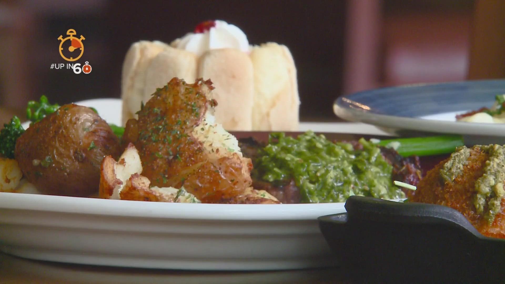 Chinook restaurant at the Coeur d'Alene Casino brings a rustic feel with high-end food.