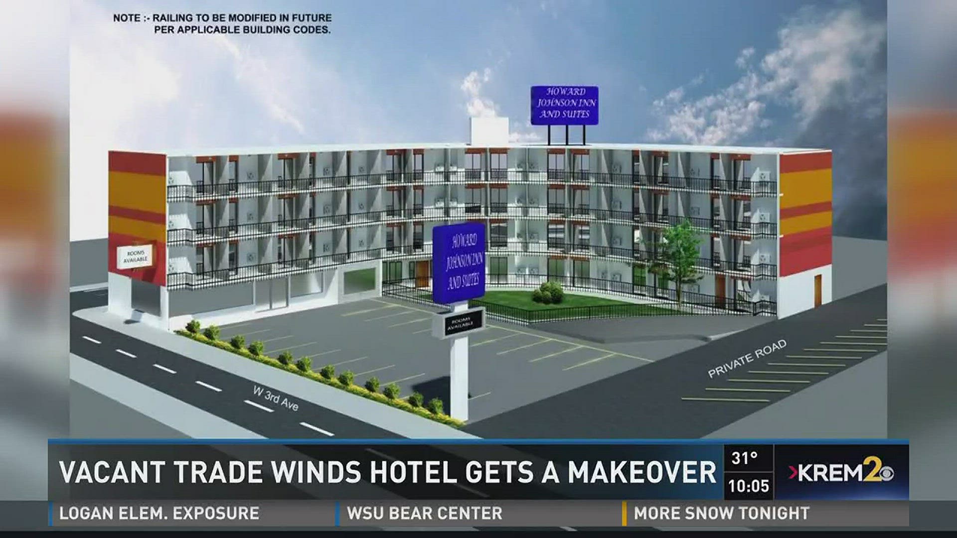 Vacant Trade Winds Hotel gets a makeover