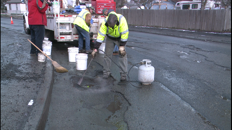 SCPW ramps up pothole repairs in response to winter storms