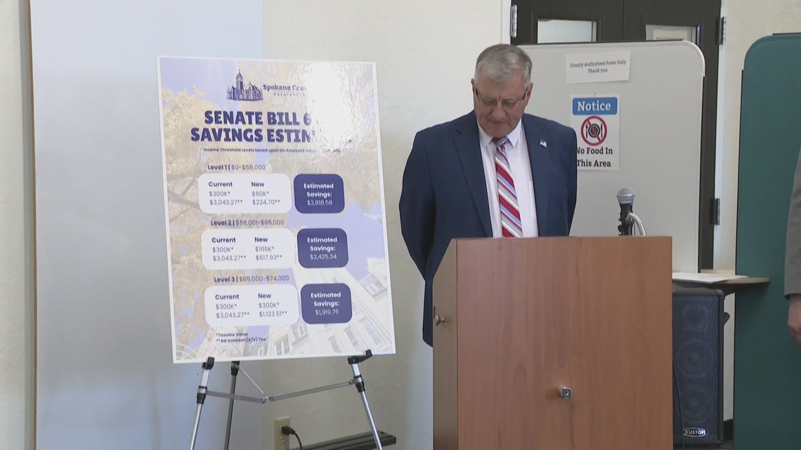 Spokane County seniors to see property tax relief from 2027 under new state law