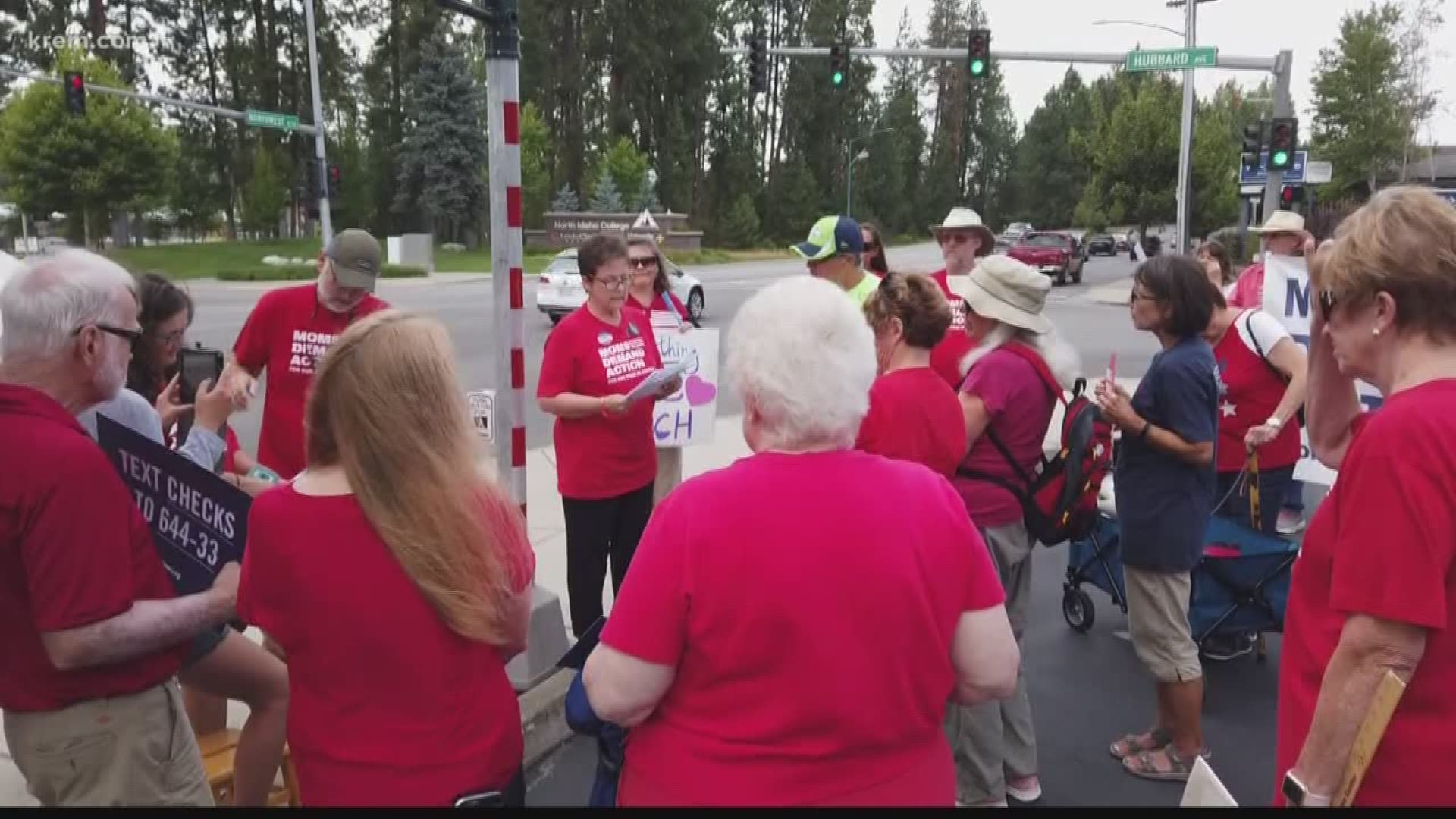 Mom's demand action rally held in Coeur d'Alene, Idaho