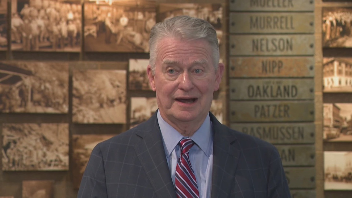 Idaho Governor Brad Little talks proposed budget cuts in Coeur d'Alene visit