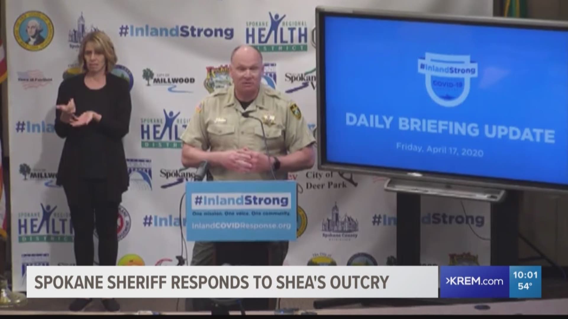 Spokane Sheriff Responds To Rep Shea S Calls For Protest