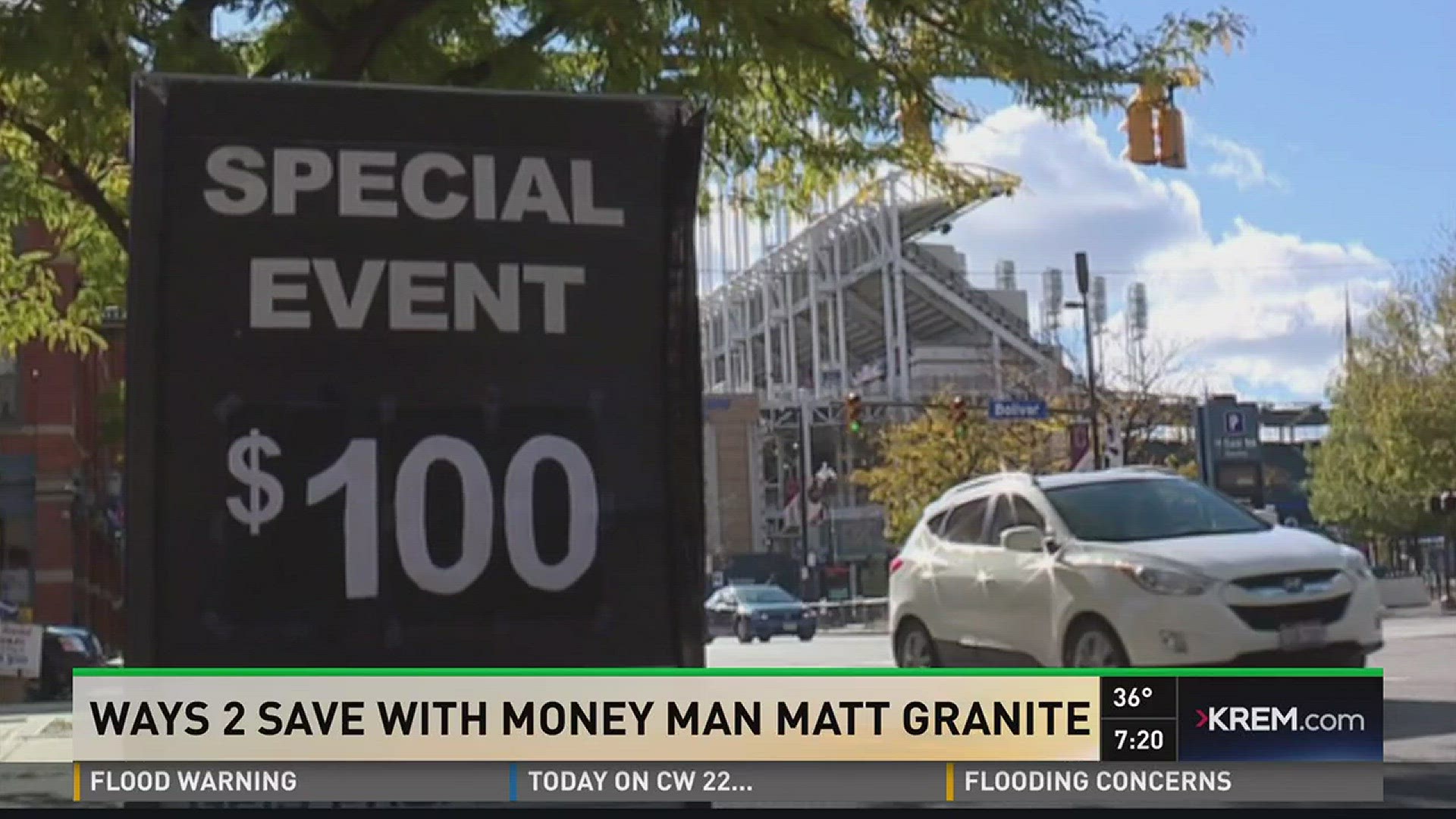 Today we help you find a better parking spot... And pay less! Money man matt granite steers us toward the savings...