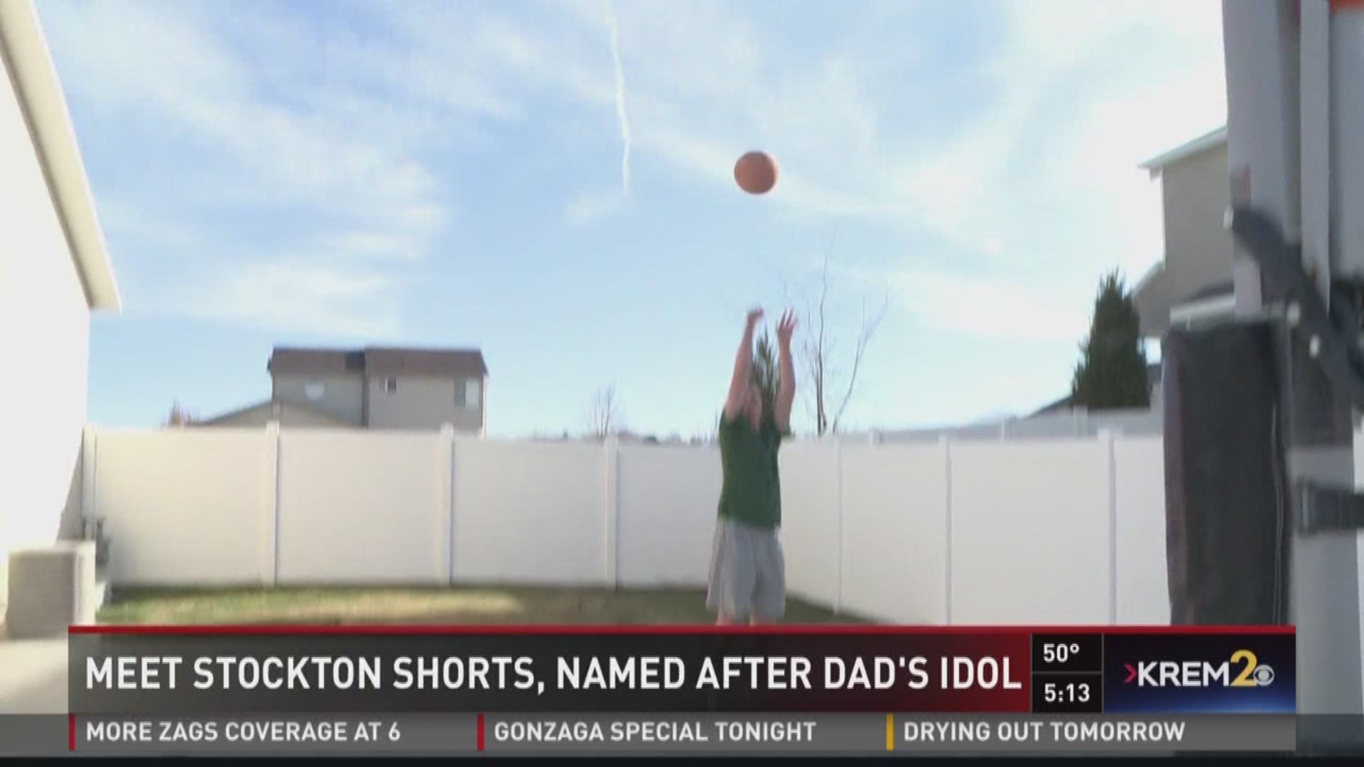 Utah high school player named Stockton Malone Shorts