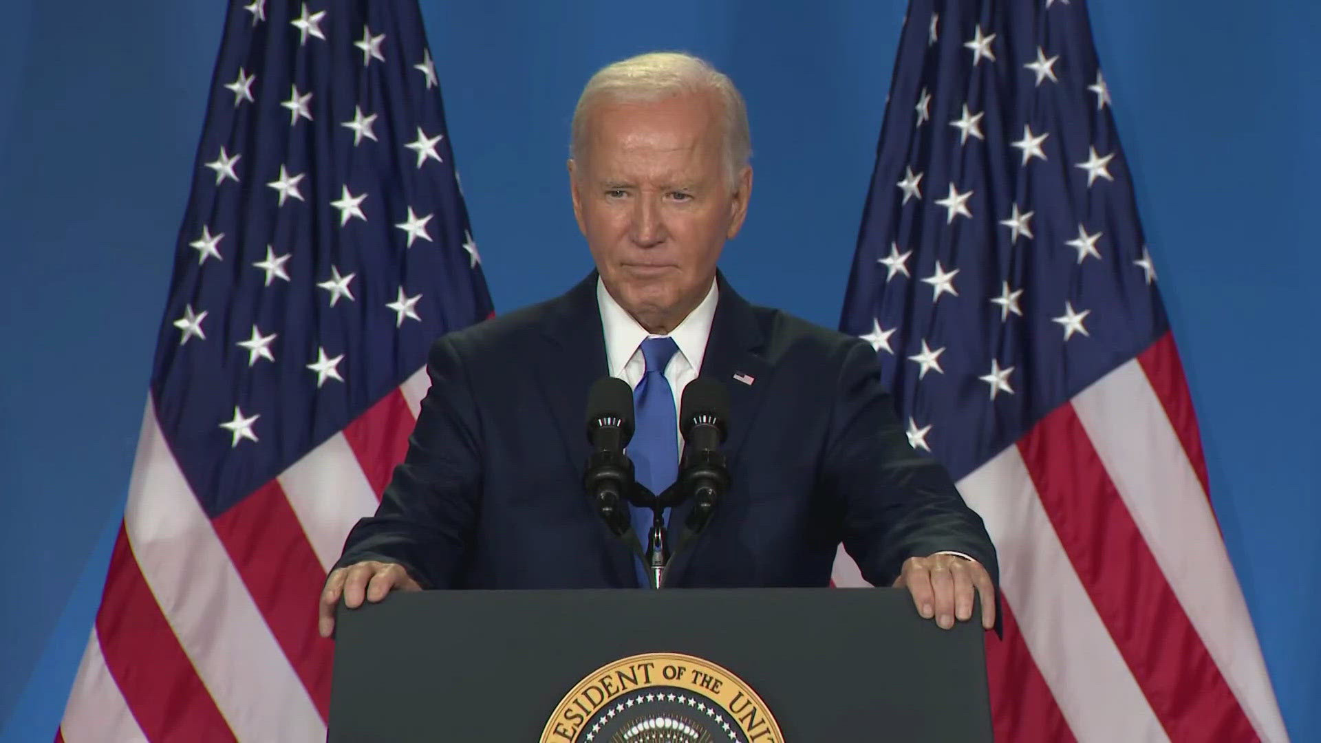 President Joe stated "I'm in this to complete the job I started," during his hour-long press conference. The President has gotten a lot of comments to withdraw.