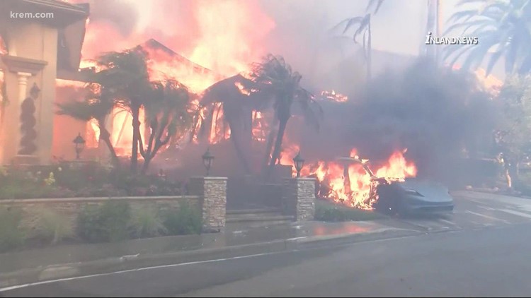 Laguna wildfires force evacuations