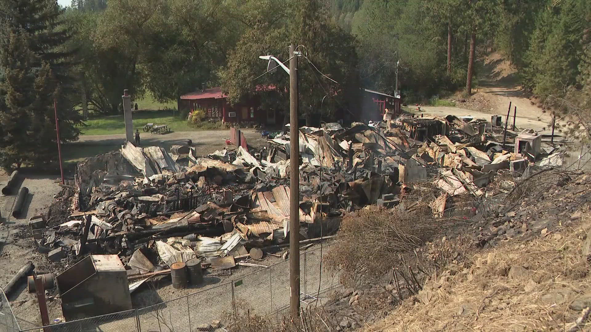 In a Facebook post, the restaurant said they looking to build Wolf Lodge Inn 2.0 after a fire burned the entire restaurant last month.