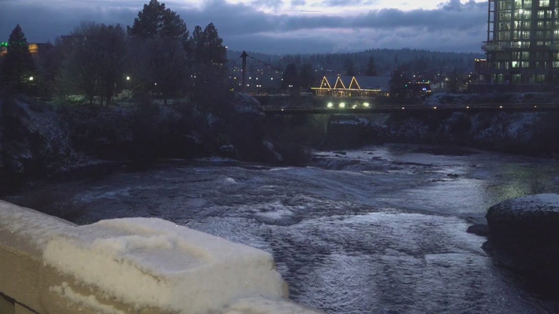 Florida native experiences first snowfall in Spokane, learning to appreciate the beauty and challenges