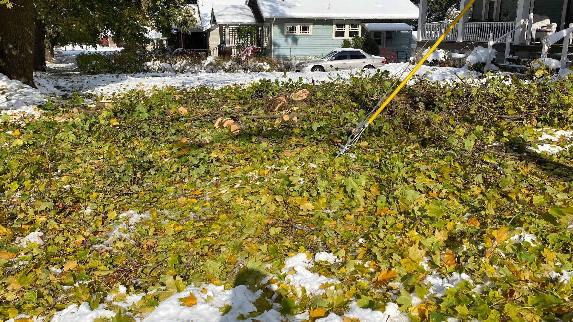 Crews have been working around the clock to restore service, and remove downed trees. But major tree damage is impacting every corner of Spokane still.