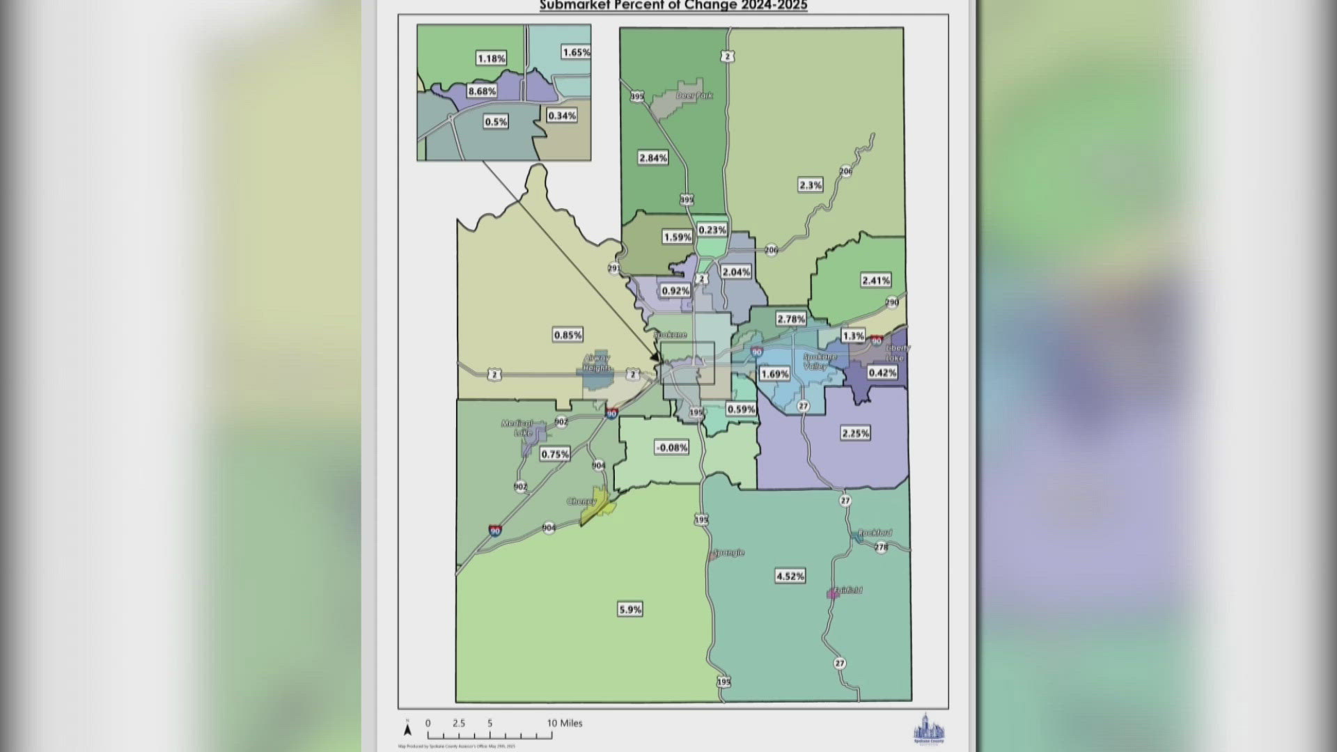 According to Spokane County, the assessed value identified in the notice is the amount that your 2026 property taxes are calculated. 