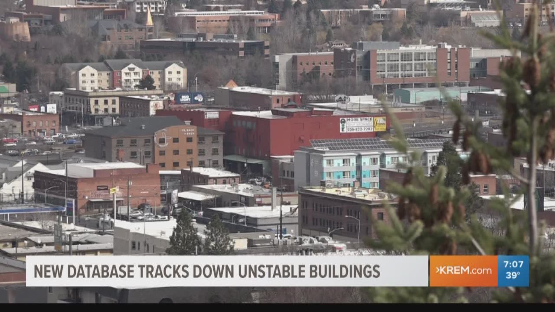 More than 850 buildings in Spokane Co. could be unstable during quake,  database says | krem.com