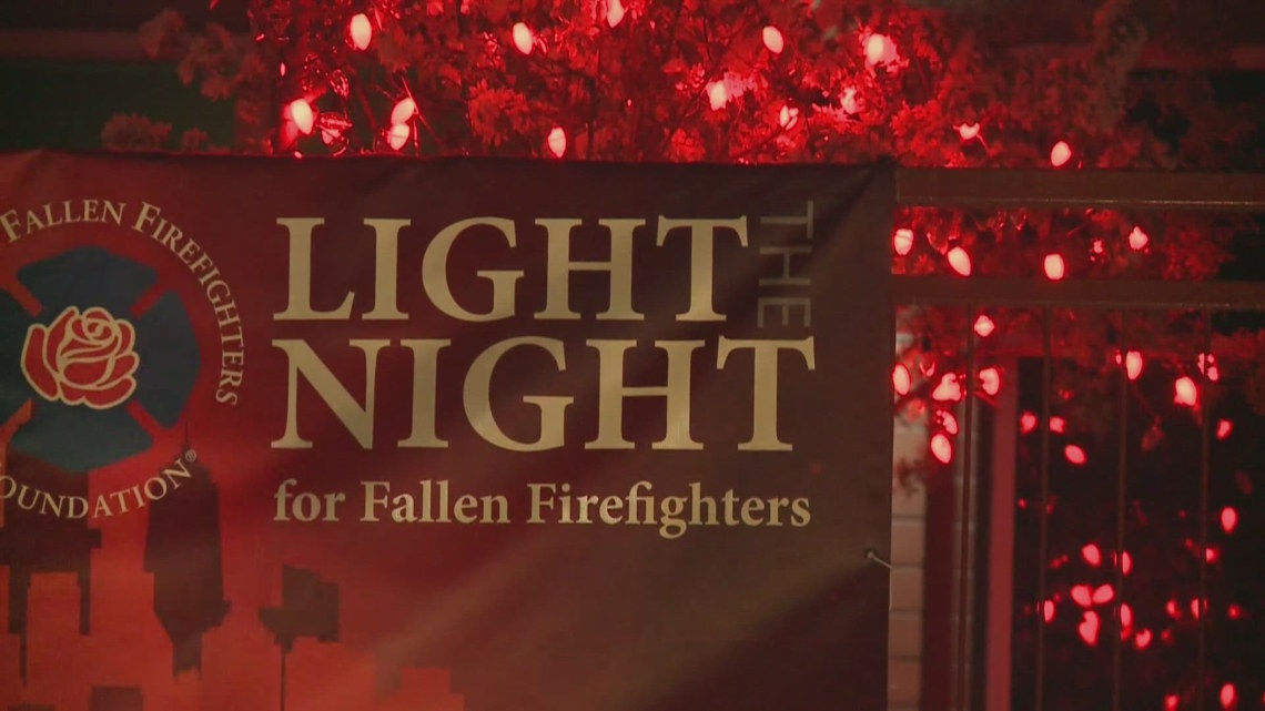 'Light the Night in Red': North Idaho communities join nationwide campaign to honor fallen firefighters