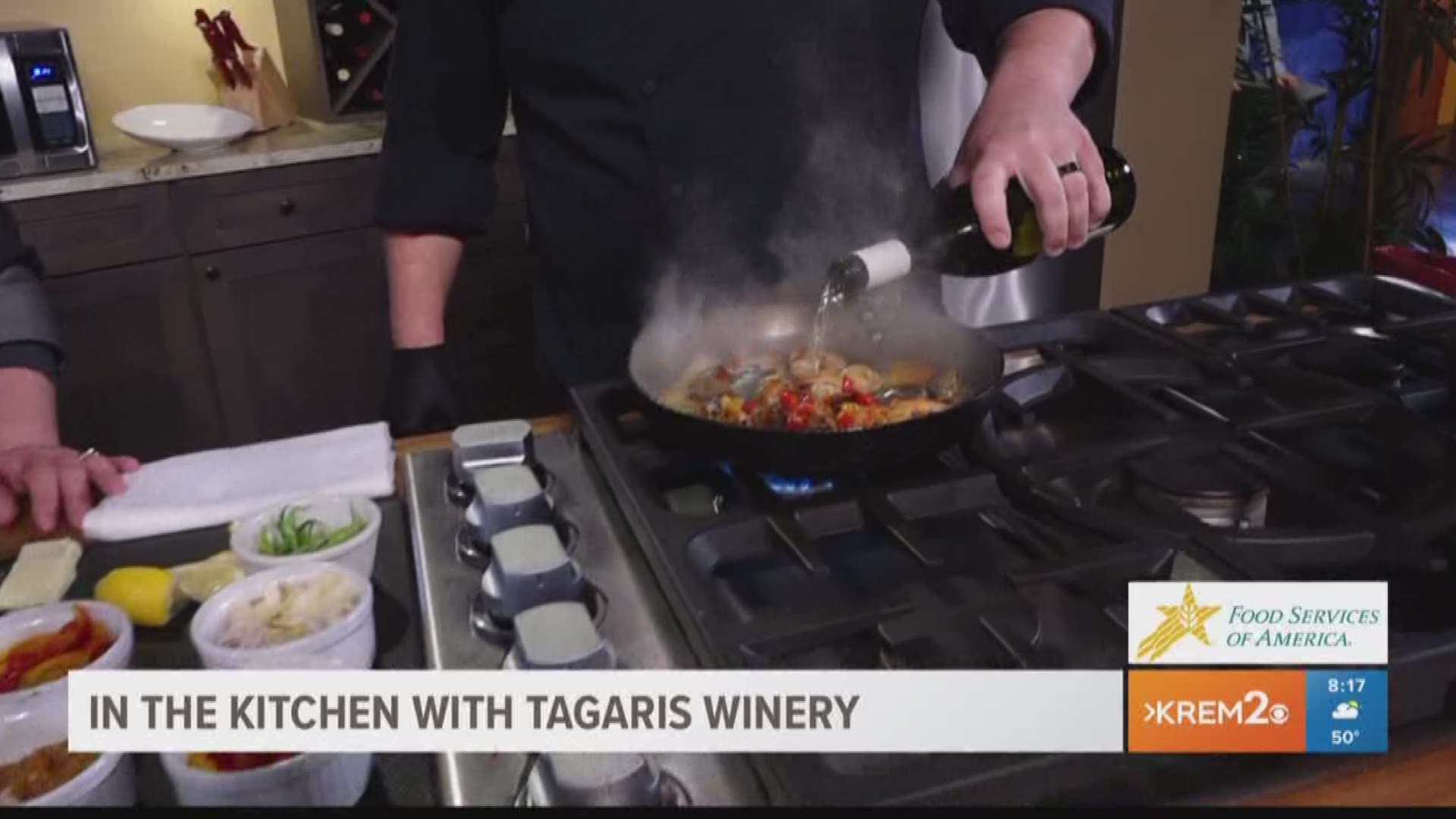 In the kitchen with Tagaris Winery (4-25-18)