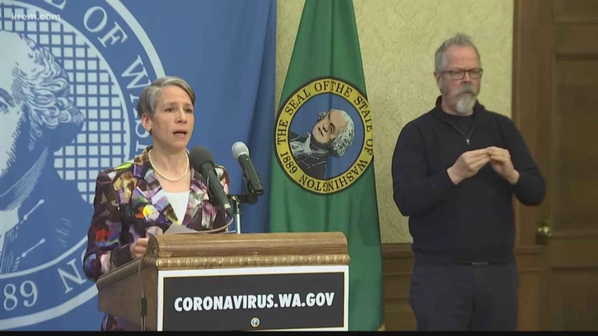 Governor Jay Inslee was joined by Employment Security Department Commissioner Suzi LaVine to discuss unemployment expansion.