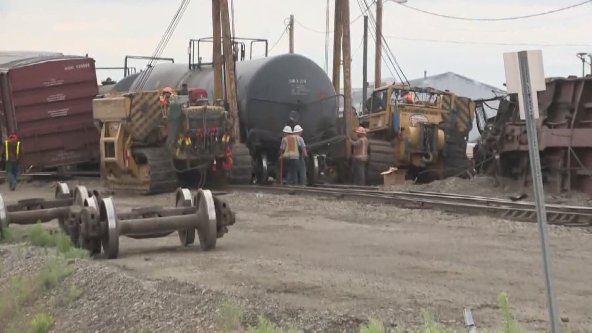 No one was injured and the main line was not affected, according to a Union Pacific spokesperson.