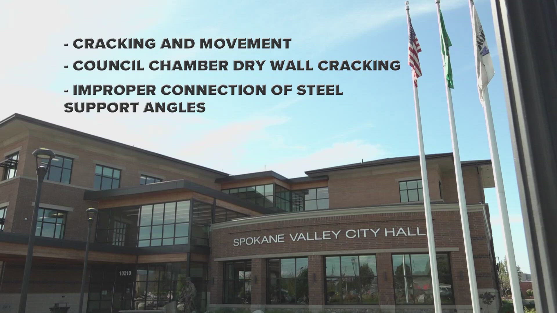 The city of Spokane Valley built its $14 million City Hall in 2017. But not long after it was built, cracks started to appear in the walls.