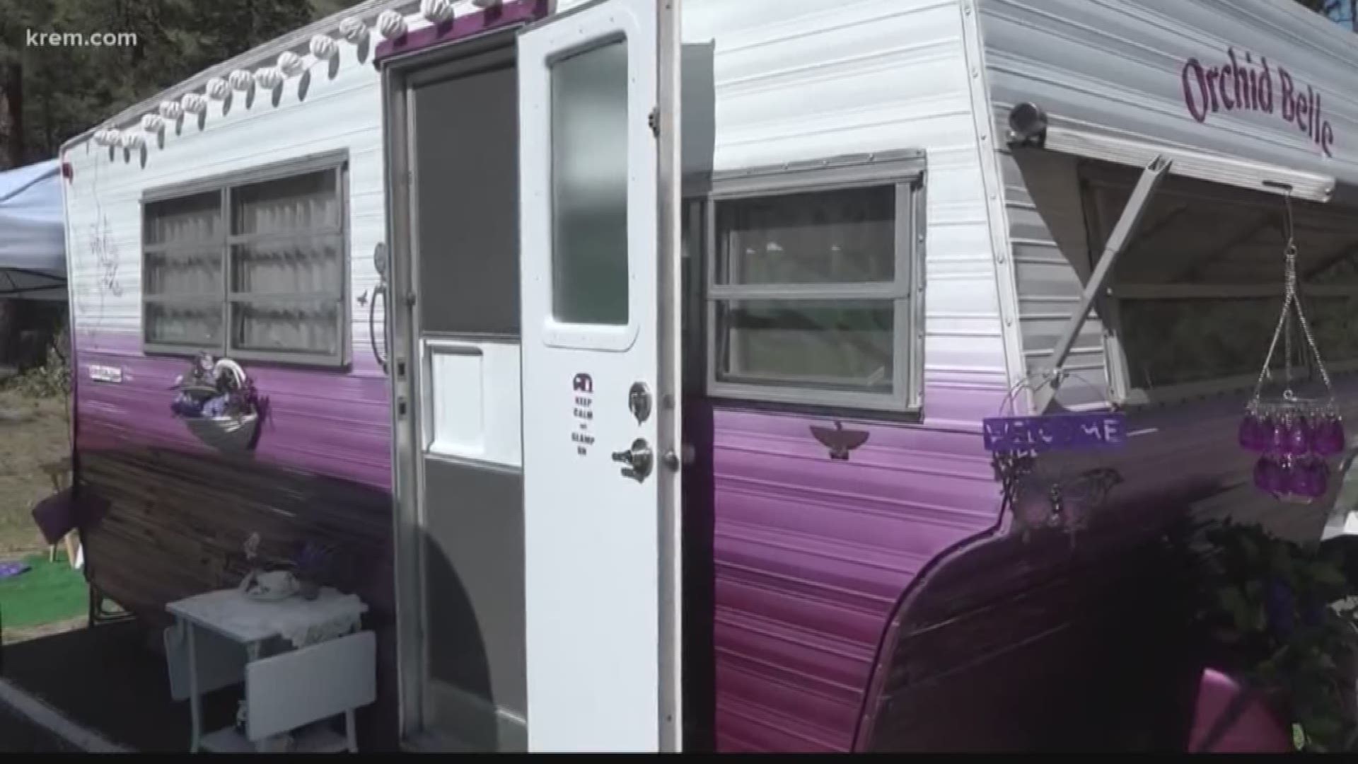 Ladies in vintage trailers take over Bowl and Pitcher campground | krem.com