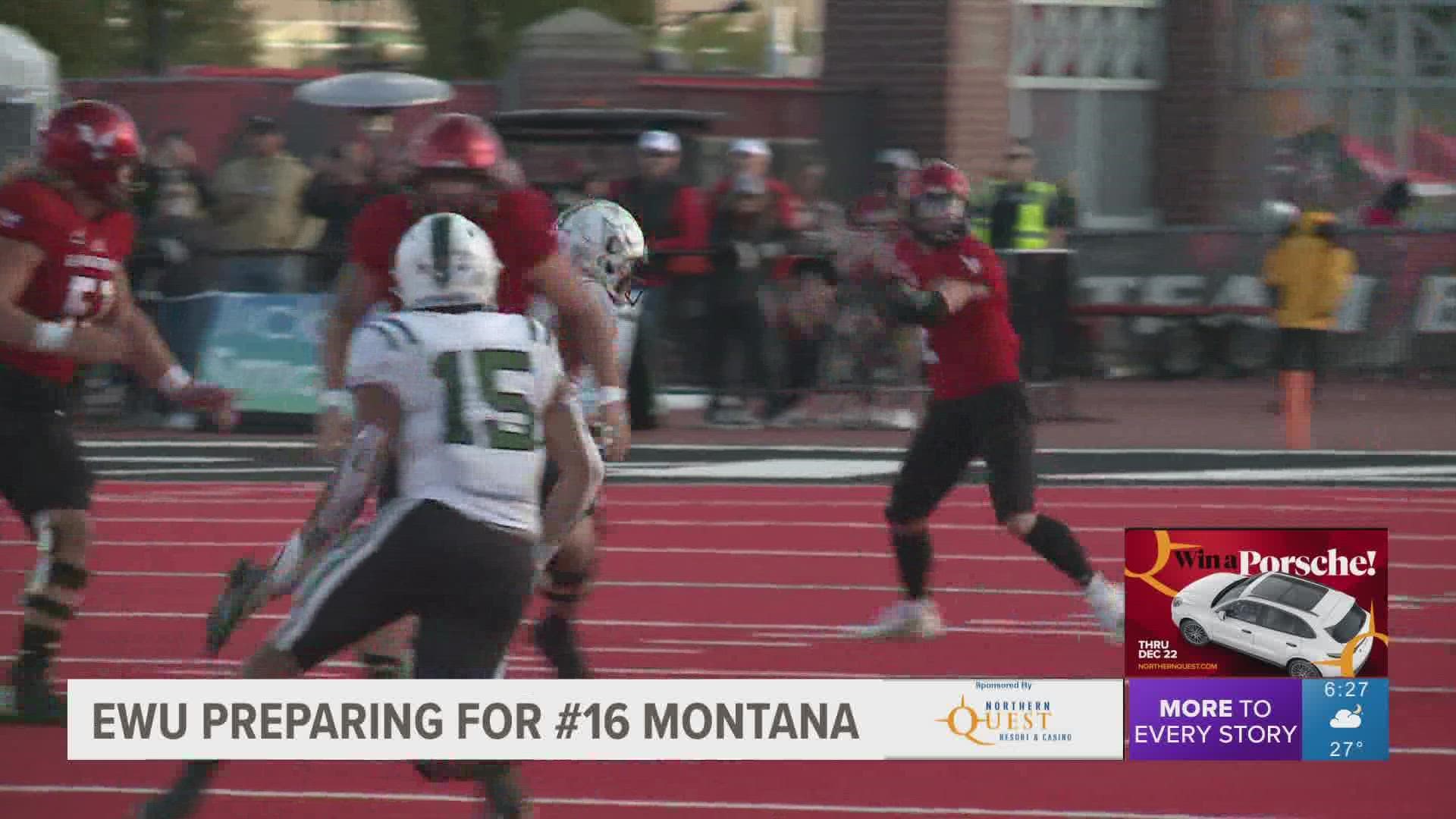 Eastern Washington is set to face No. 16 Montana in Missoula on Saturday. The Eags are looking for revenge of sorts after Montana ended their 2021-22 season.