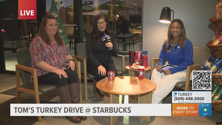 Tom's Turkey Drive @ Starbucks: Thank you Washington Dairy Farmers