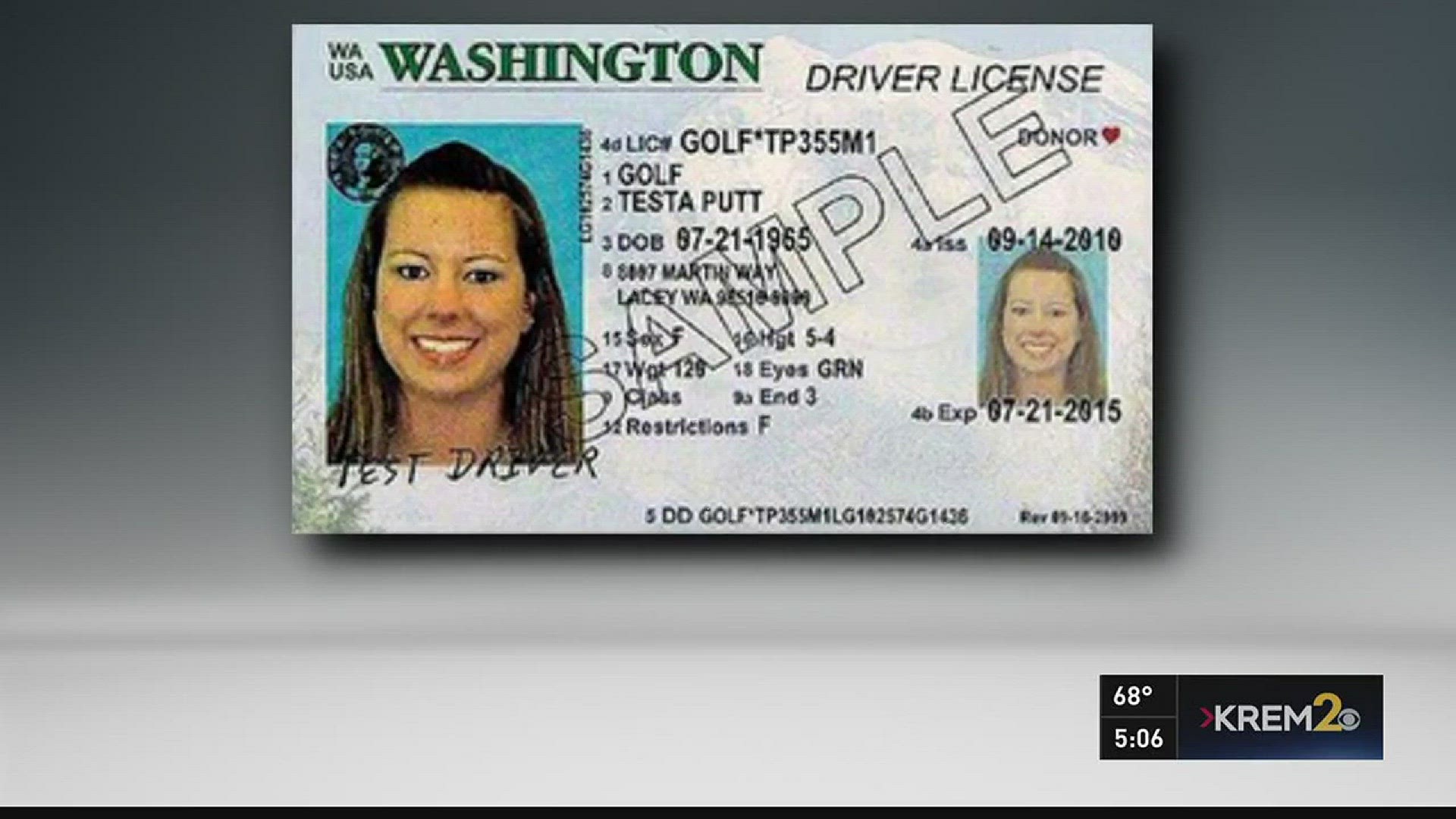 Washington Driver License