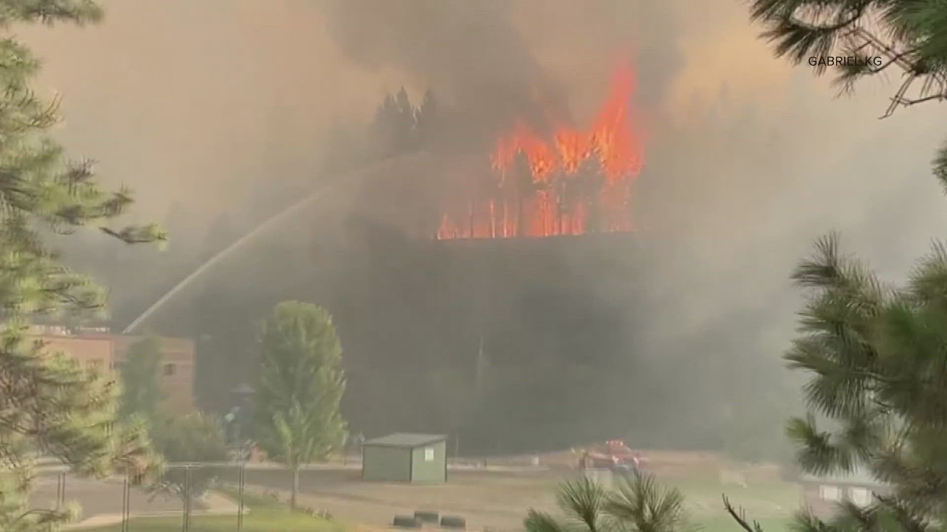 Some evacuations still in place near Palisades for the Upper Cemetery Fire.