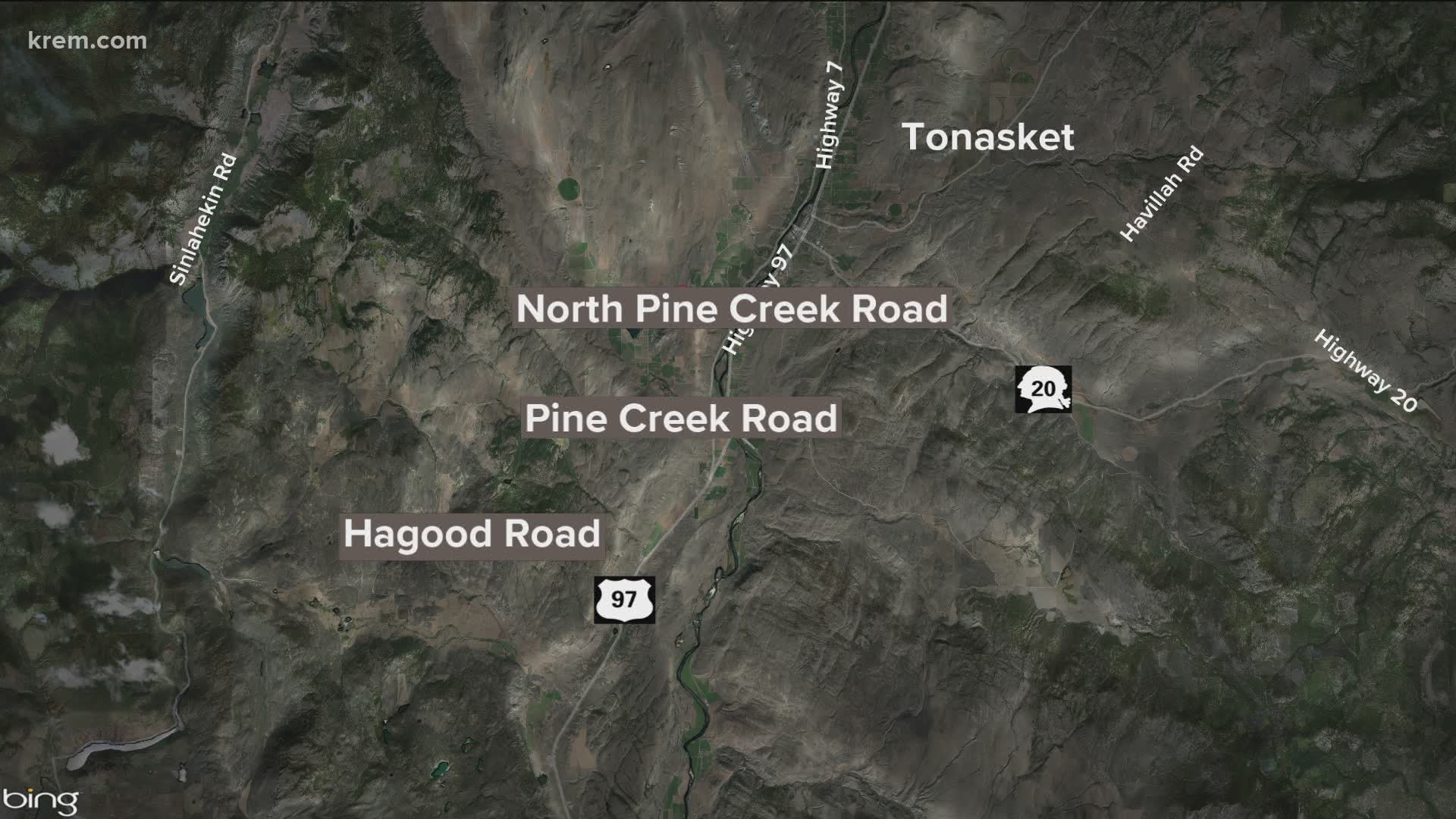 Ground and air resources were called in to fight the fire but had to be suspended due to unauthorized aircraft in the area.