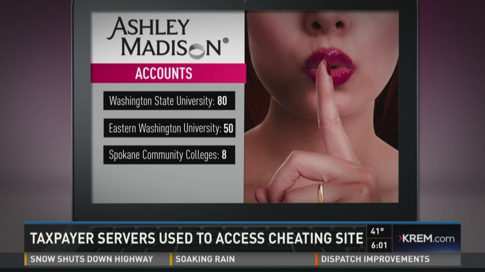 Taxpayer server used to access Ashley Madison cheating website | krem.com